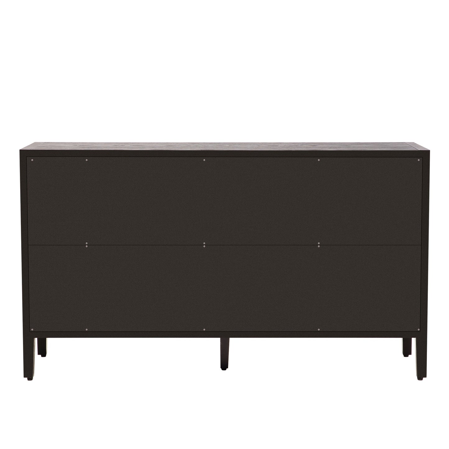 Storage Cabinet Sideboard Wooden Cabinet With 4 Metal Handles ,4 Shelves and 4 Doors for Hallway, Entryway, Living Room