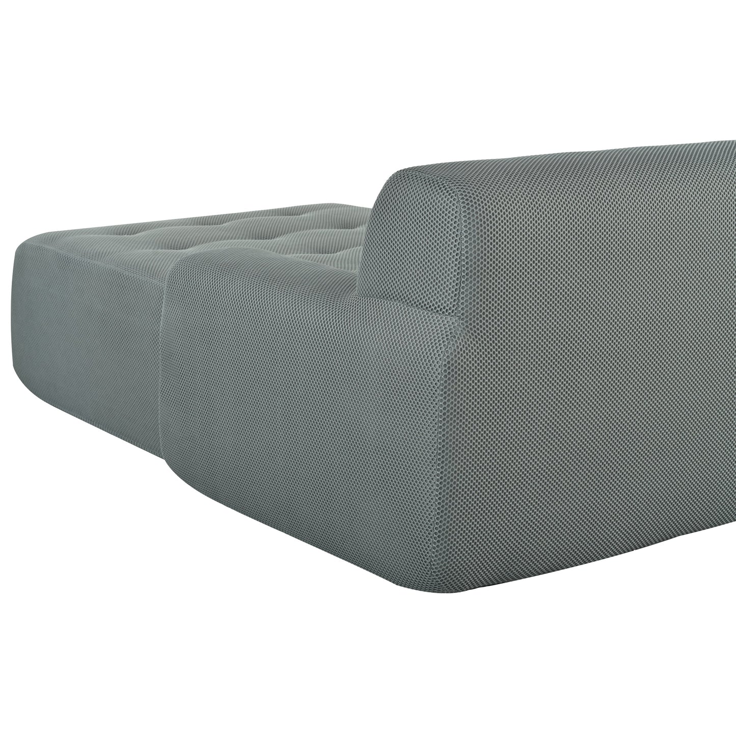 Modern Large L-Shaped Modular Sofa, Minimalist Style, 2-Piece Set With Free Combinations, Suitable for Living Rooms