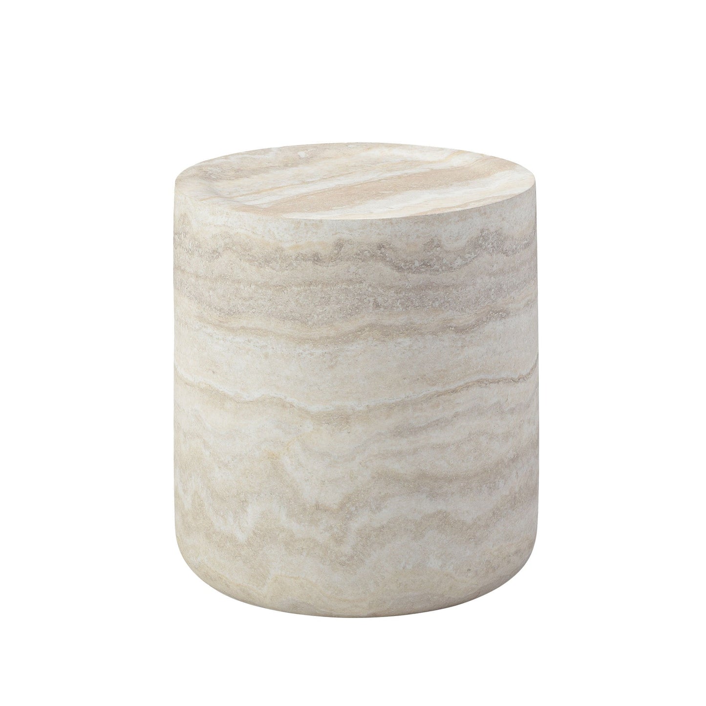 15.74 Inch Faux MARS Marble Pattern Coffee Tables for Living Room Round Tea Table for Living Room, No Need Assembly
