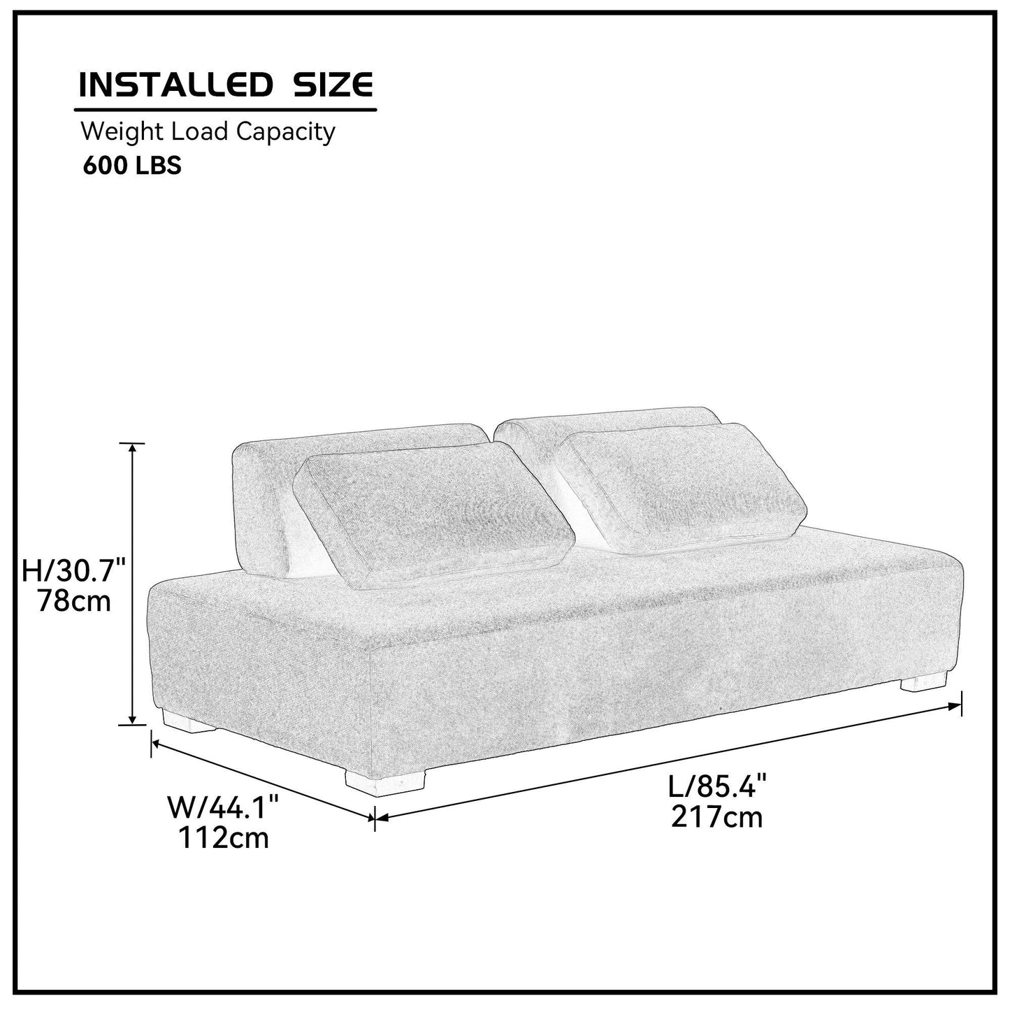 Morden Sofa Minimalist Modular Sofa Sofadaybed Ideal for Living, Family, Bedroom, and Guest Spaces